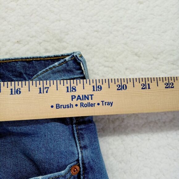 Levis‎ 505 Jeans Mens 38x34 Straight Leg Denim Cotton Medium Wash American - Picture 4 of 12